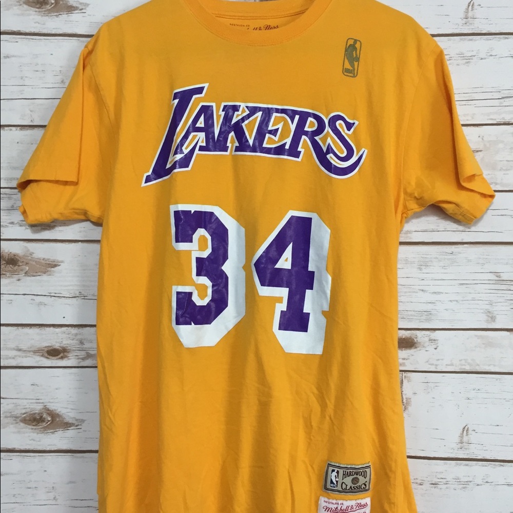 Mitchell & ness Shaq lakers tshirt size M